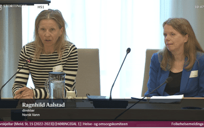 Norsk Vann deltok i høring om Folkehelsemeldinga