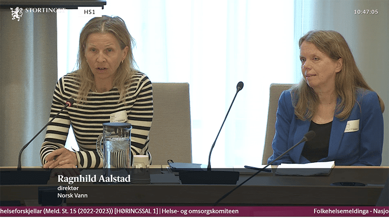 Aalstad og Tryland i høring om Folkehelsemeldinga