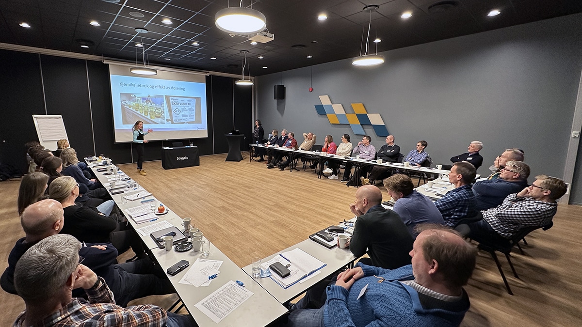 Deltakere på Norsk Vanns årlige seminar for driftsassistansene