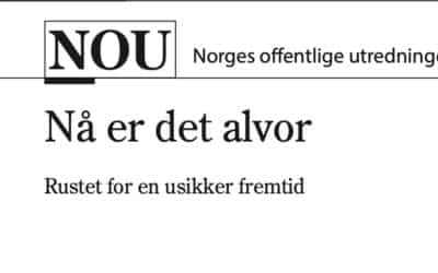 Høringsuttalelse: NOU 2023:17 Nå er det alvor