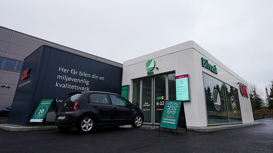 OK vaskehall i Sarpsborg