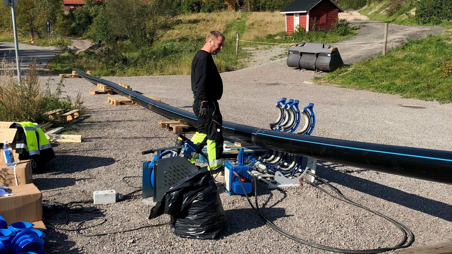 Provisorisk drikkevannsledning