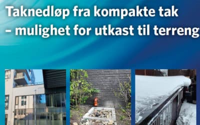 Taknedløp fra kompakte tak – mulighet for utkast til terreng