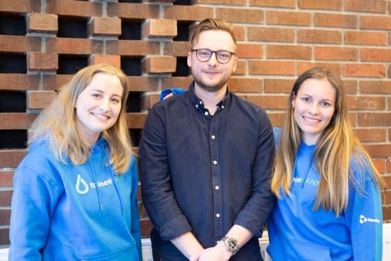 da Madeleine Haugen, William Bredberg og Silja Helene Kristoffersen. Foto: Simona Surgautaite