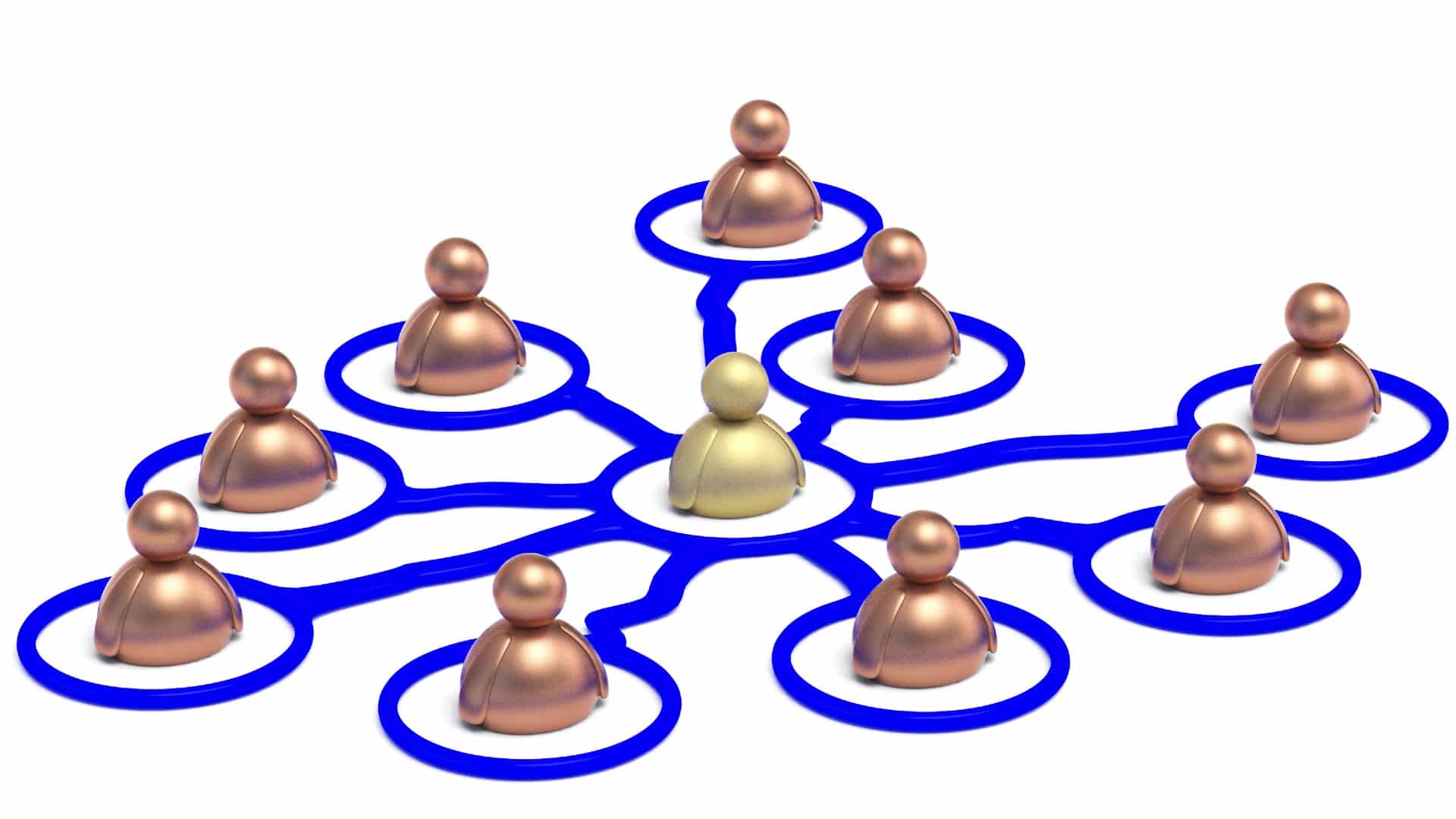 illustrasjon av nettverksgruppe