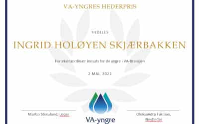 Mottok hederspris for satsing på de yngre