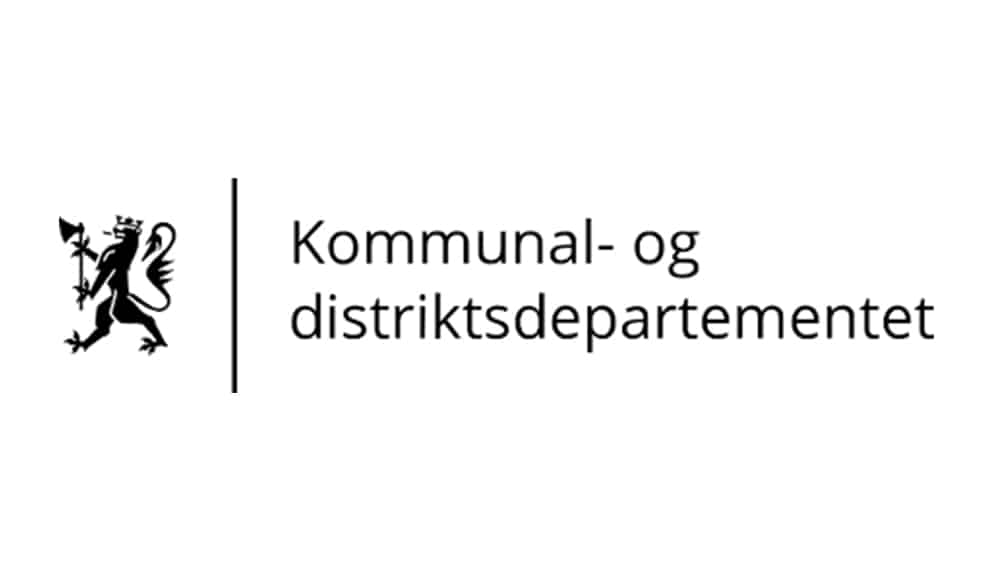 kommunal- og distriktsdepartementet Logo Kommunal- og distriktsdepartementet