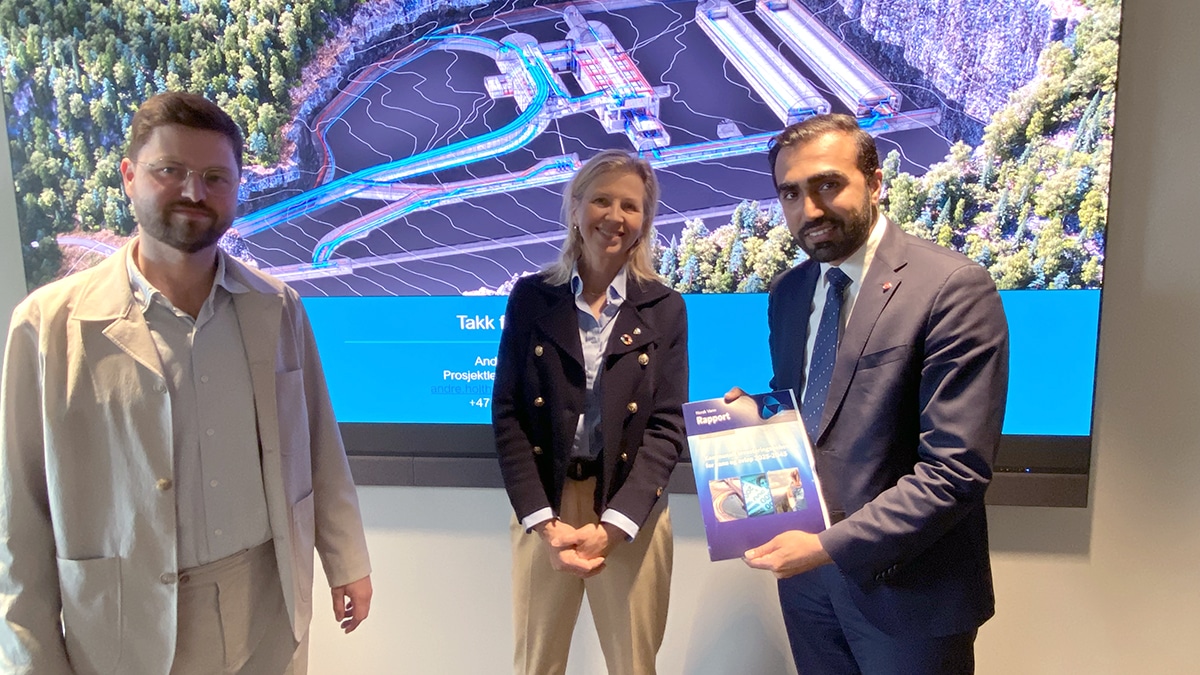 Andre Holthe - Norconsult, Ragnhild Aalstad - Norsk Vann, og Usman Mushtaq - HOD